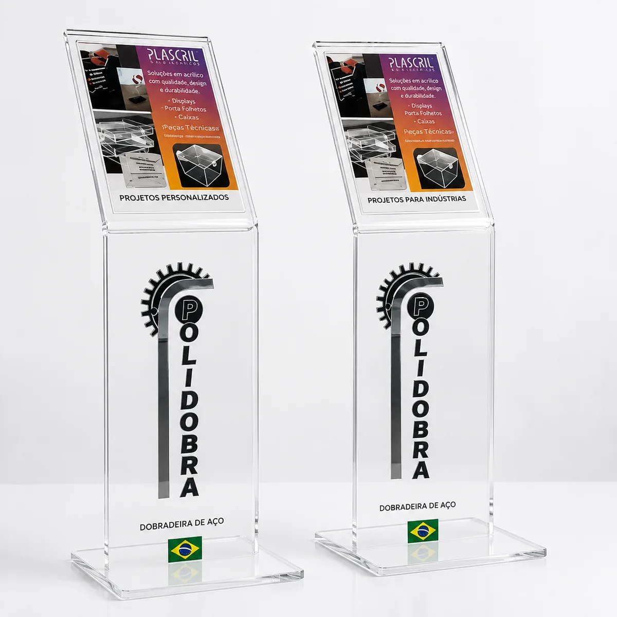 Display de Chão em Acrílico Personalizado